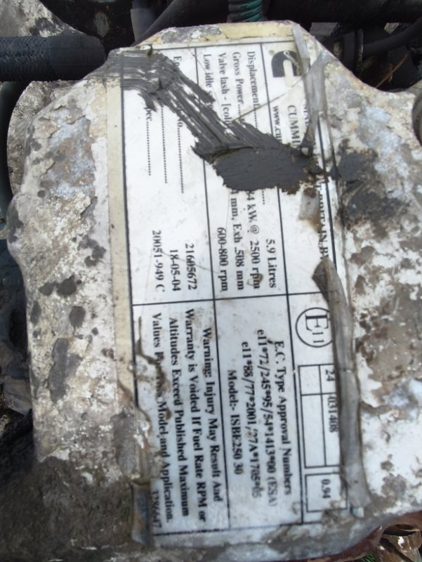 Двигатель Двигатель CUMMINS 2003 ISBE25030 ISBE25030: фото 6