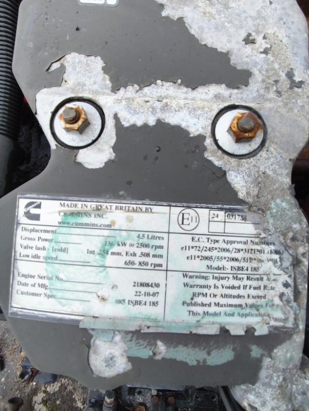 Двигатель Двигатель CUMMINS 4185 ISBE4185: фото 6