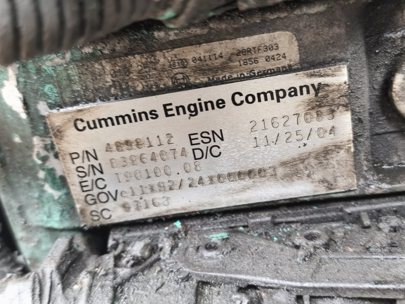 Двигатель CUMMINS B03191563 2004 ISBE17030 C120 ISBE17030 - Двигатель: фото 5 Двигатель CUMMINS B03191563 2004 ISBE17030 C120 ISBE17030 - Двигатель: фото 5