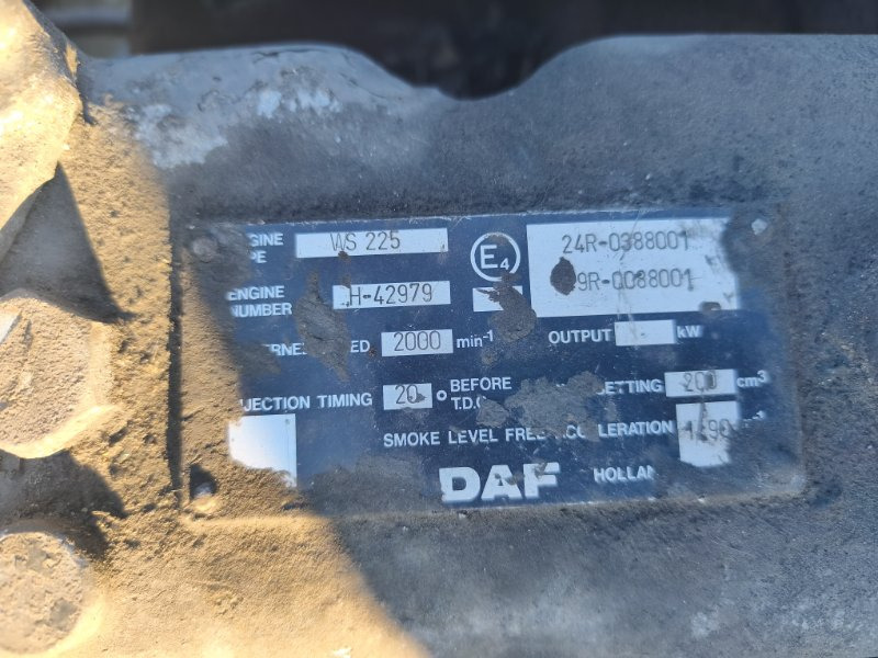Двигатель Двигатель DAF 1989 WS225 95.310 WS225: фото 7