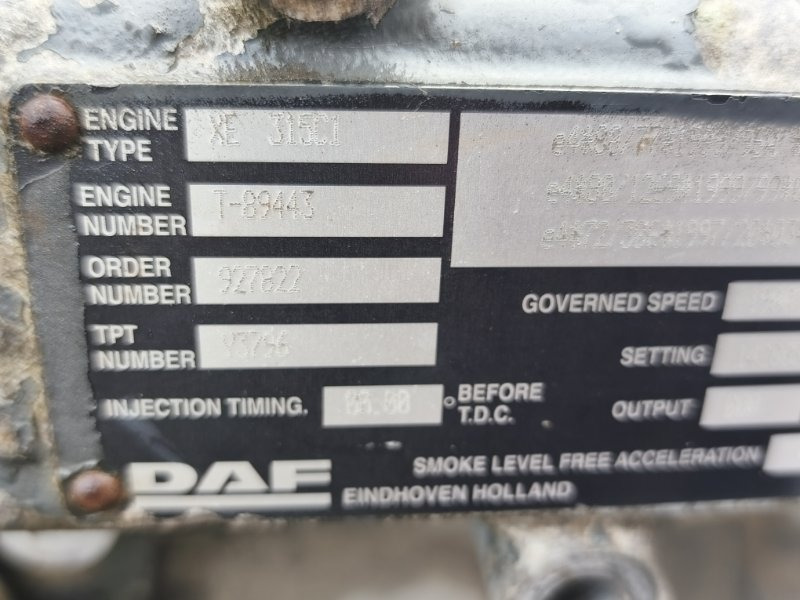 Двигатель Двигатель DAF 2003 XE315C1 95.430XF/XF95 XE315C1: фото 6