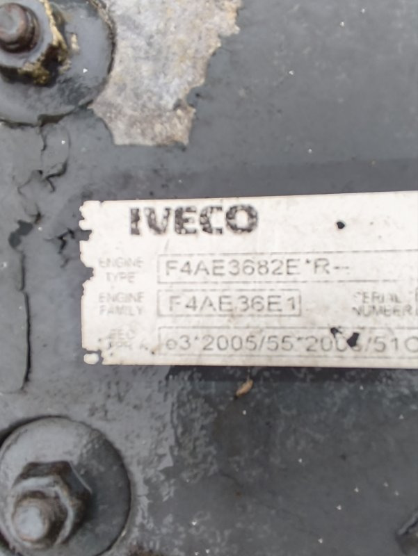 Двигатель Двигатель IVECO 2004 B03191387 EUROCARGO F4AE3682E: фото 6