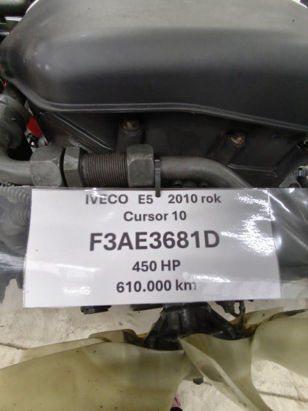 Двигатель IVECO Cursor 10 2010 F3AE3681D EUROSTAR F3AE3681D - Двигатель: фото 5 Двигатель IVECO Cursor 10 2010 F3AE3681D EUROSTAR F3AE3681D - Двигатель: фото 5