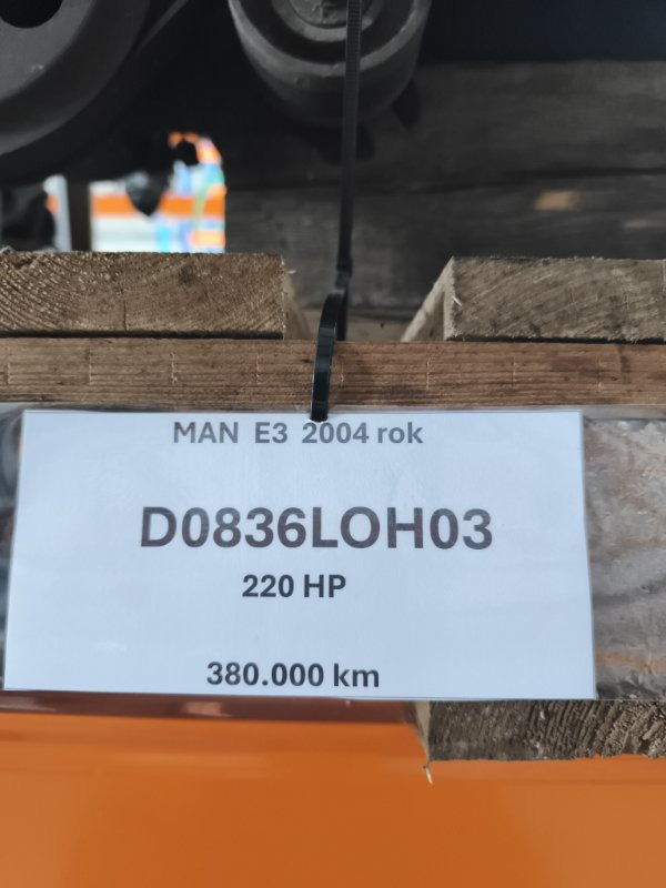 Двигатель Двигатель MAN 2004 D0836LOH03 A 35 D0836LOH03: фото 7