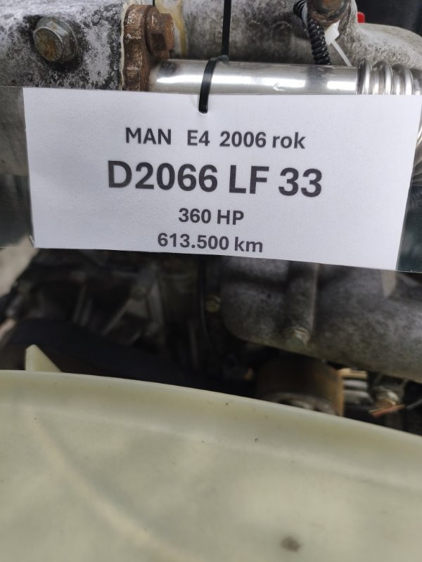 Двигатель Двигатель MAN 2006 D2066 TGA TGX TGS D2066LF33: фото 7