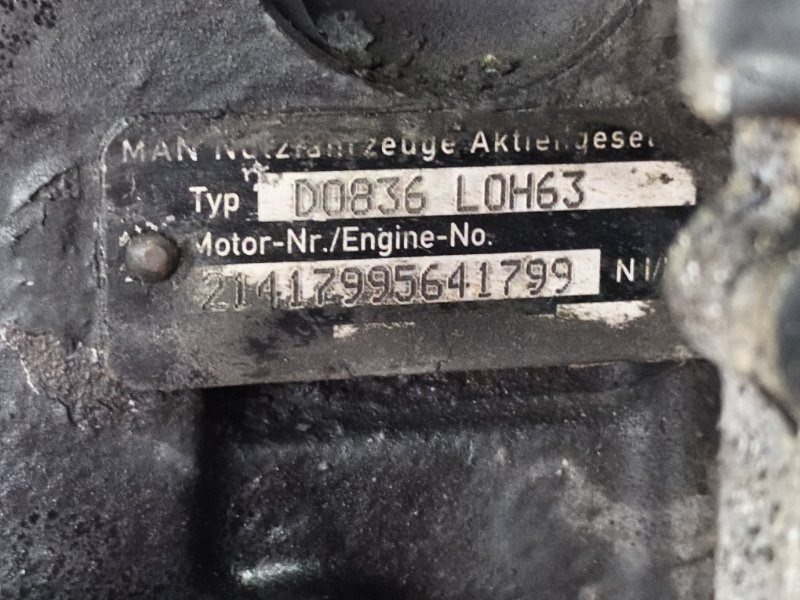 Двигатель Двигатель MAN 2007 D0836LOH63 A37 CONNEXXION D0836LOH63: фото 6 Двигатель Двигатель MAN 2007 D0836LOH63 A37 CONNEXXION D0836LOH63: фото 6