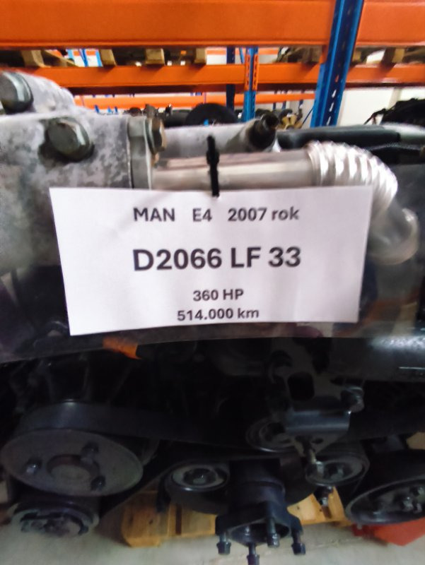 Двигатель Двигатель MAN 2007 D2066 TGA TGX TGS D2066LF33: фото 8