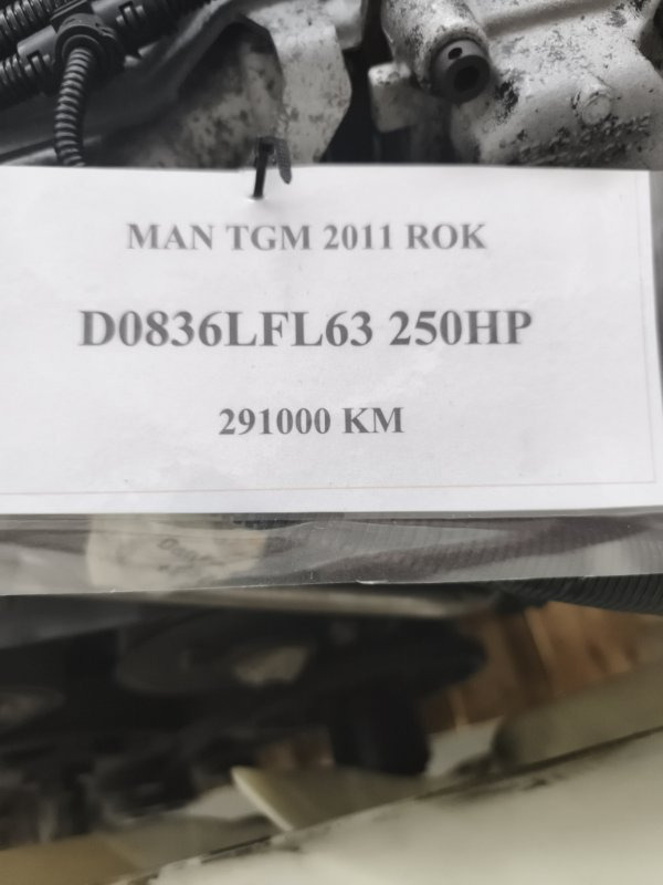 Двигатель Двигатель MAN 2011 51091017013 TGM D0836LFL63: фото 6