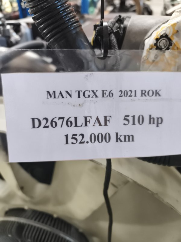 Двигатель Двигатель MAN 2021 D2676LFAF TGX D2676LFAF: фото 6 Двигатель Двигатель MAN 2021 D2676LFAF TGX D2676LFAF: фото 6