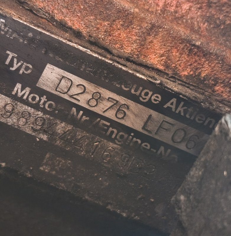 Двигатель Двигатель MAN D2876LF06 D2876LF06: фото 7