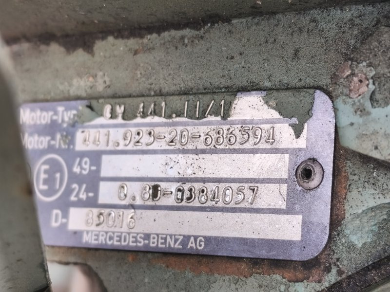 Двигатель Двигатель MERCEDES BUS 1992 OM441441923 OM441 441.923: фото 6
