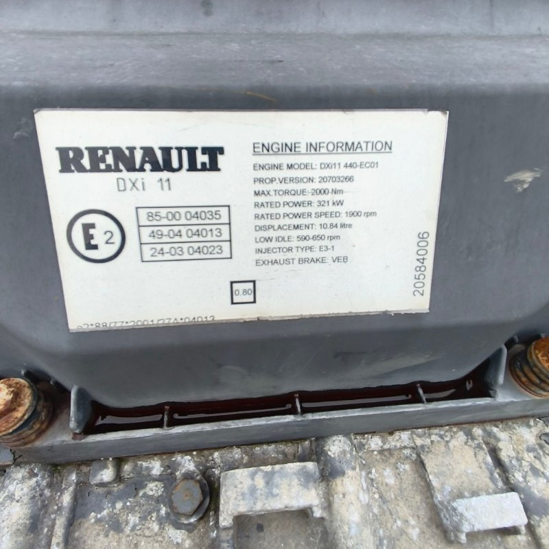 Двигатель Двигатель RENAULT 2001 DXI11440 PREMIUM DXI11440: фото 8 Двигатель Двигатель RENAULT 2001 DXI11440 PREMIUM DXI11440: фото 8