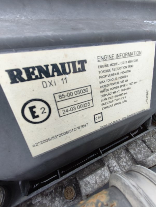 Двигатель Двигатель RENAULT 2006 DXI11450 PREMIUM DXI11450: фото 6 Двигатель Двигатель RENAULT 2006 DXI11450 PREMIUM DXI11450: фото 6