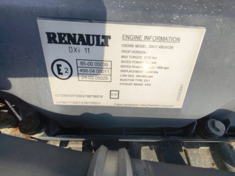 Двигатель Двигатель RENAULT 2006 DXI11450 PREMIUM DXI11450: фото 6 Двигатель Двигатель RENAULT 2006 DXI11450 PREMIUM DXI11450: фото 6