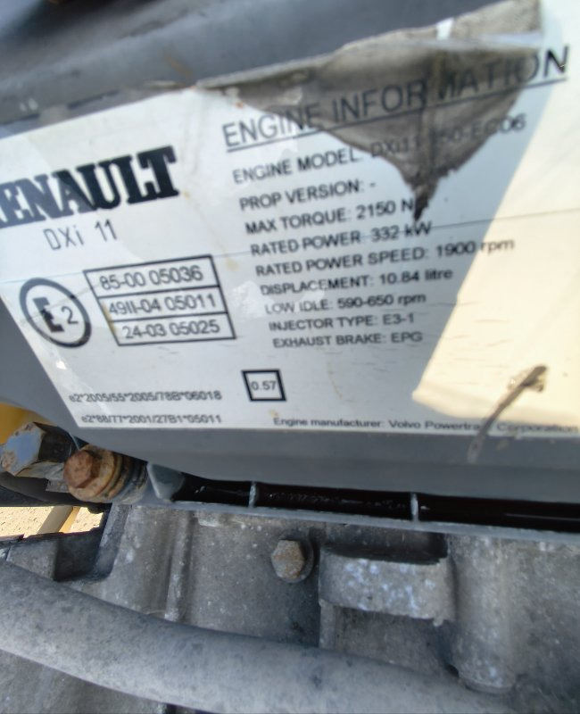 Двигатель Двигатель RENAULT 2007 DXI11450 PREMIUM DXI11450: фото 6 Двигатель Двигатель RENAULT 2007 DXI11450 PREMIUM DXI11450: фото 6