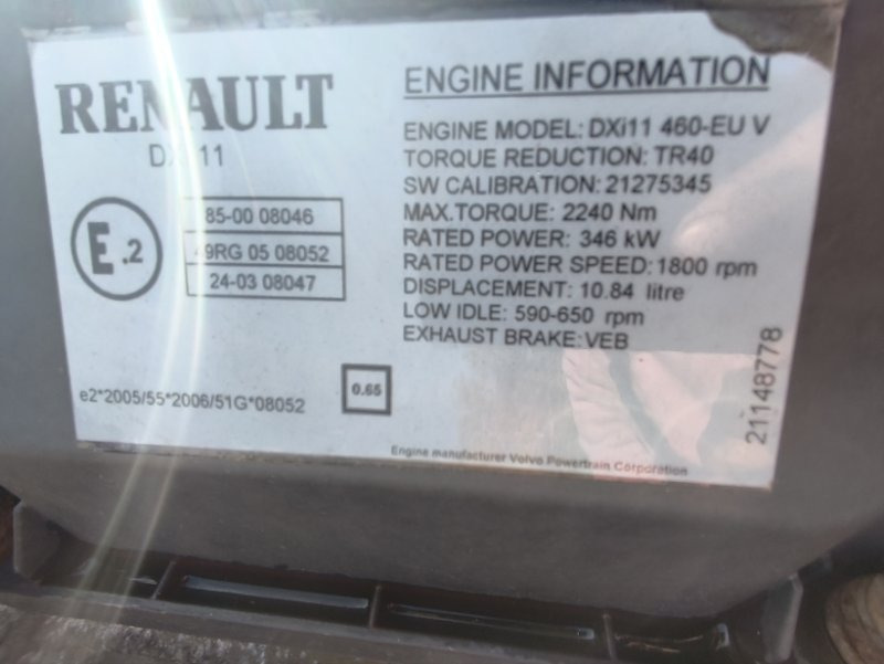 Двигатель Двигатель RENAULT 2010 DXI11460 PREMIUM DXI11460: фото 6