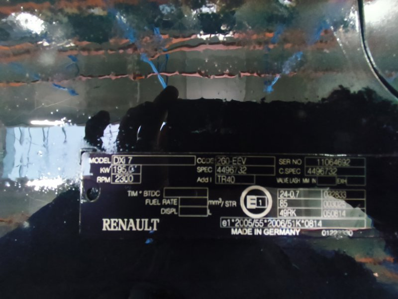 Двигатель Двигатель RENAULT 2011 DXI7260 PREMIUM DXI7260: фото 7