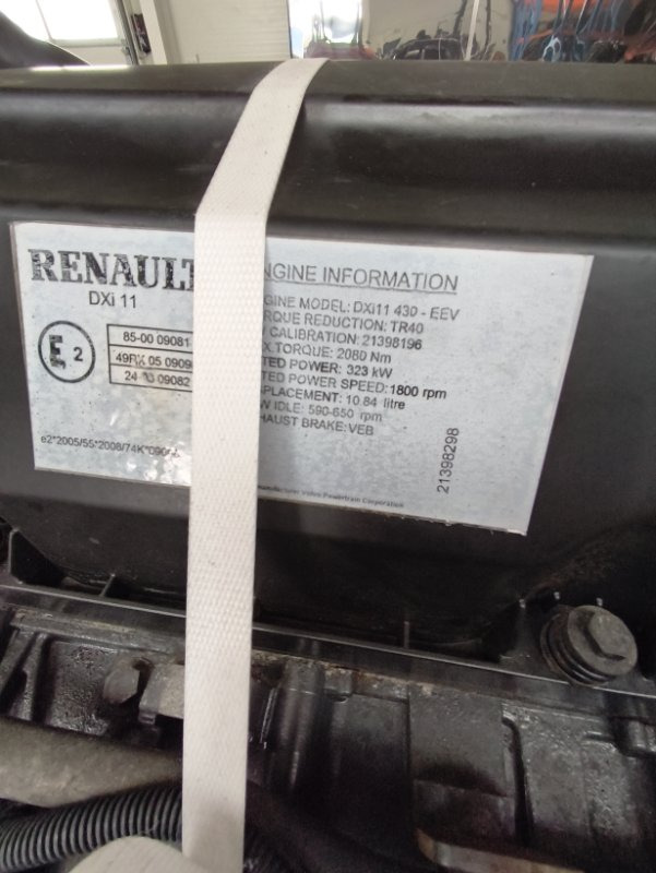 Двигатель Двигатель RENAULT 2012 DXI11430 PREMIUM DXI11430: фото 7 Двигатель Двигатель RENAULT 2012 DXI11430 PREMIUM DXI11430: фото 7