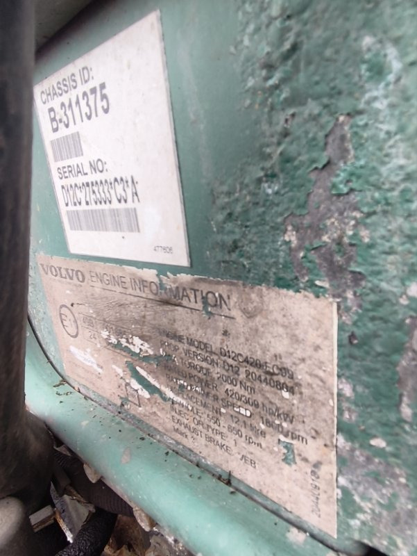 Двигатель Двигатель VOLVO 1999 D12C420 FH12 D12C420: фото 7 Двигатель Двигатель VOLVO 1999 D12C420 FH12 D12C420: фото 7