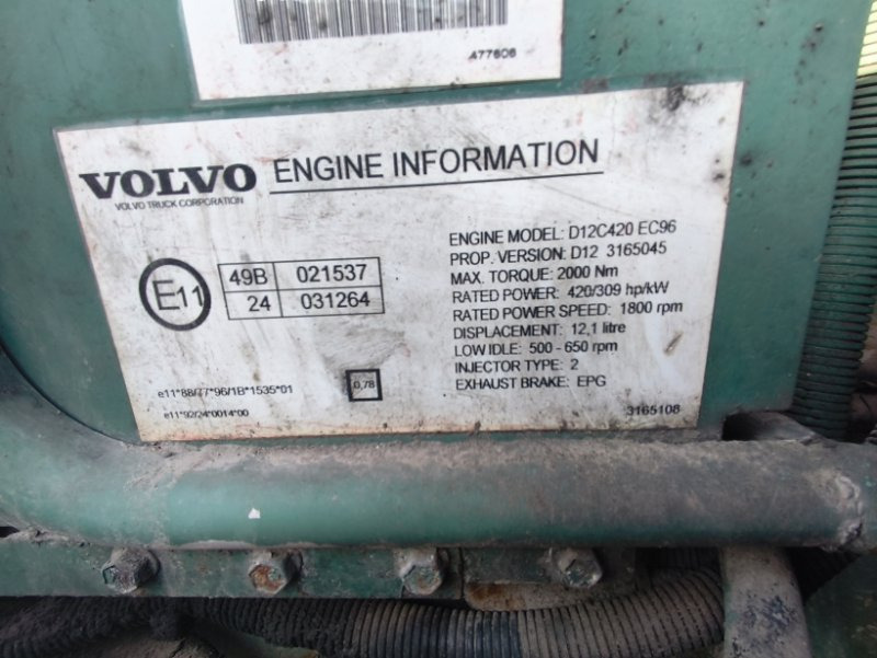 Двигатель Двигатель VOLVO 2000 D12C420 FH12 D12C420: фото 6