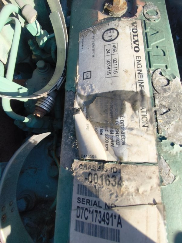 Двигатель VOLVO 2001 D7C250 FL D7C250 - Двигатель: фото 5 Двигатель VOLVO 2001 D7C250 FL D7C250 - Двигатель: фото 5