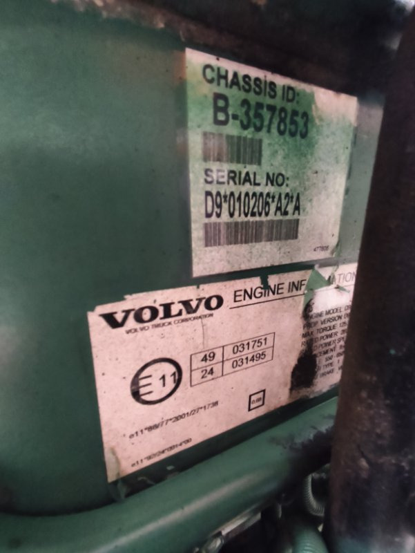 Двигатель Двигатель VOLVO 2001 D9A260 FM9 D9A260: фото 7