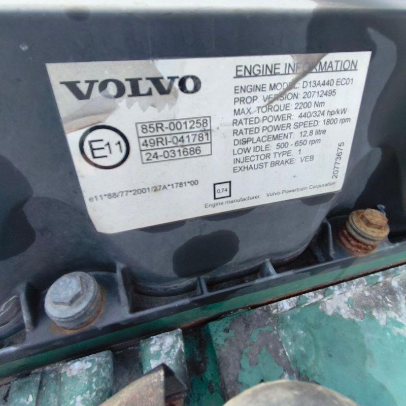 Двигатель Двигатель VOLVO 2006 D13A440 FH440 D13A440: фото 6 Двигатель Двигатель VOLVO 2006 D13A440 FH440 D13A440: фото 6