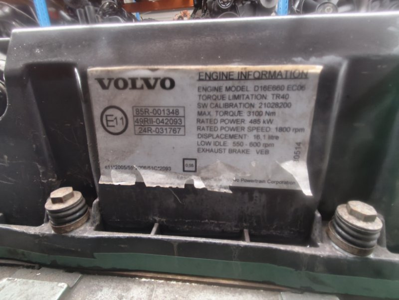 Двигатель Двигатель VOLVO 2008 D16E660 FH16 D16E660: фото 8