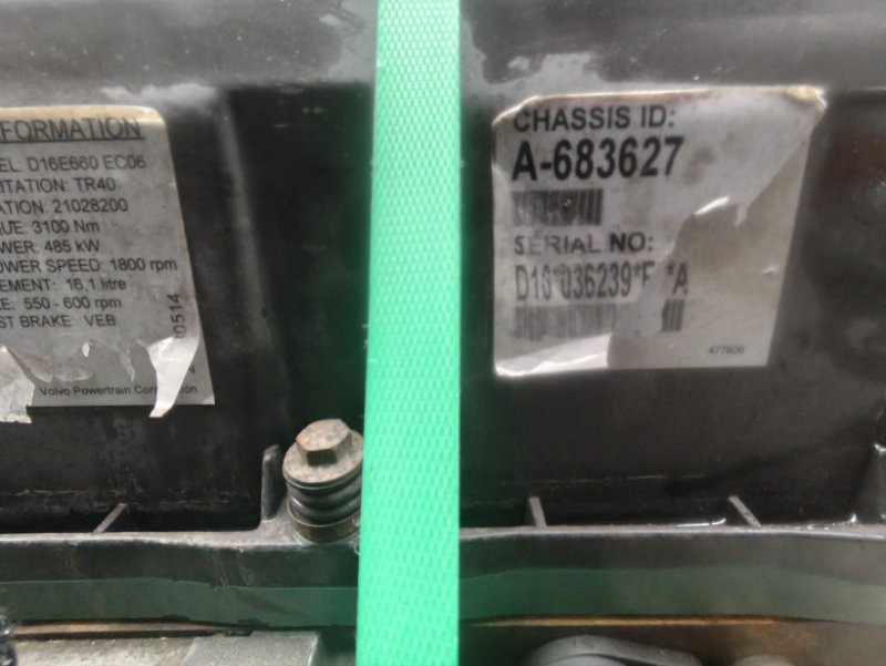Двигатель Двигатель VOLVO 2008 D16E660 FH16 D16E660: фото 7