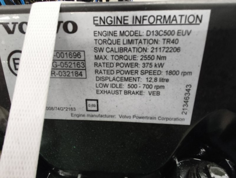 Двигатель Двигатель VOLVO 2013 D13C500 FH FM D13C500: фото 6