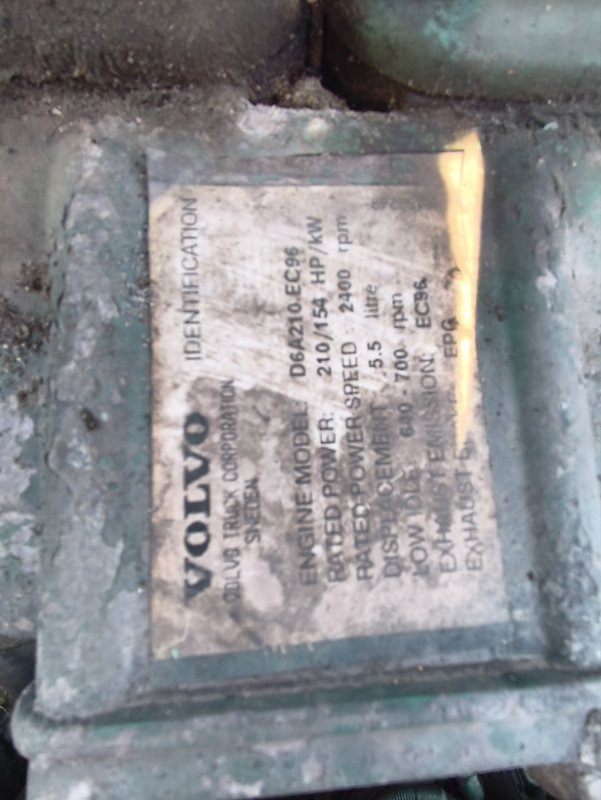 Двигатель Двигатель VOLVO D6A210 D6A210: фото 6