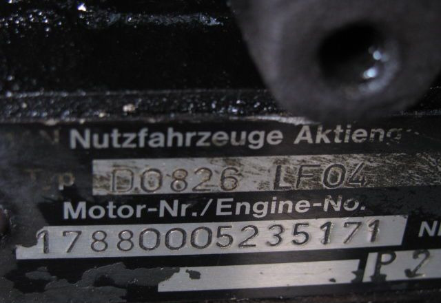 MAN LE - Двигатель: фото 3 MAN LE - Двигатель: фото 3