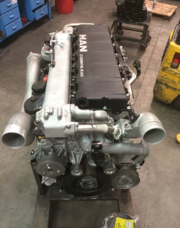 MAN TGA - Двигатель: фото 1 MAN TGA - Двигатель: фото 1