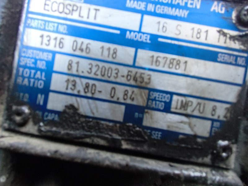 МКПП 16S181IT 1316046118 - Коробка передач: фото 3 МКПП 16S181IT 1316046118 - Коробка передач: фото 3