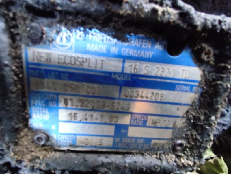 МКПП 16S2321TD 1344050006 - Коробка передач: фото 2 МКПП 16S2321TD 1344050006 - Коробка передач: фото 2