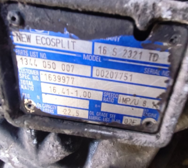 МКПП 16S2321TD 2006 1344050007 - Коробка передач: фото 3 МКПП 16S2321TD 2006 1344050007 - Коробка передач: фото 3