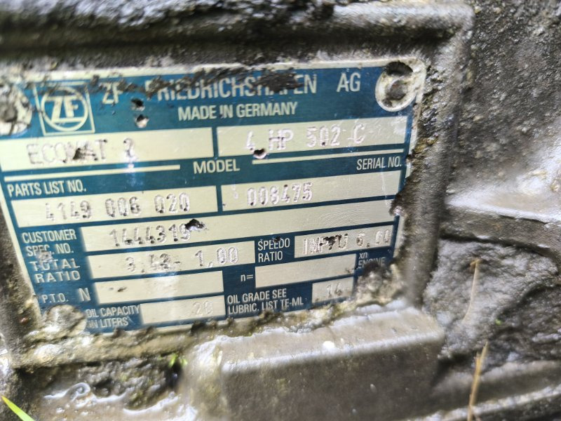 Коробка передач МКПП 4HP502C 4149006020: фото 7