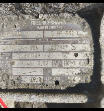 МКПП 5HP552C 4149043004 - Коробка передач: фото 3 МКПП 5HP552C 4149043004 - Коробка передач: фото 3