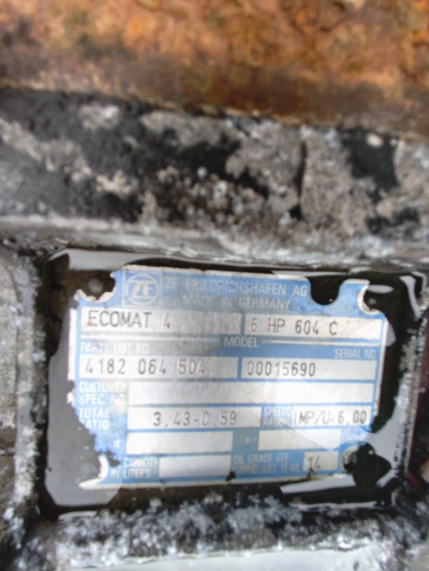 Коробка передач МКПП 6 HP 604 C 4182064504: фото 6 Коробка передач МКПП 6 HP 604 C 4182064504: фото 6