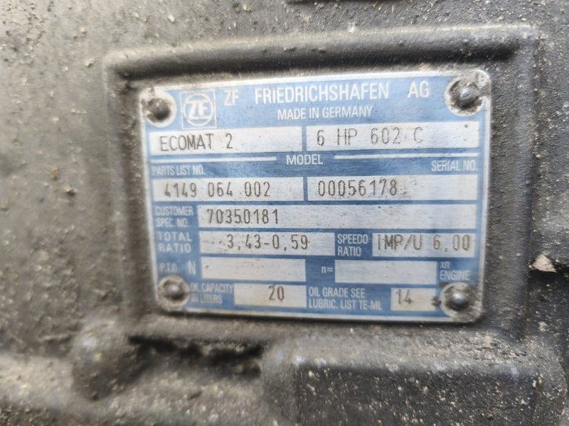МКПП 6HP602C 4149064002 - Коробка передач: фото 3 МКПП 6HP602C 4149064002 - Коробка передач: фото 3