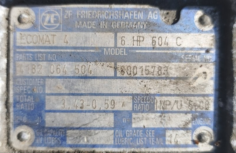 МКПП 6HP604C 4182064504 - Коробка передач: фото 3 МКПП 6HP604C 4182064504 - Коробка передач: фото 3