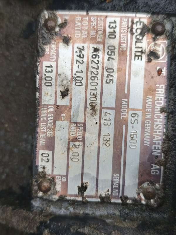 МКПП 6S1600 1310054045 - Коробка передач: фото 3 МКПП 6S1600 1310054045 - Коробка передач: фото 3