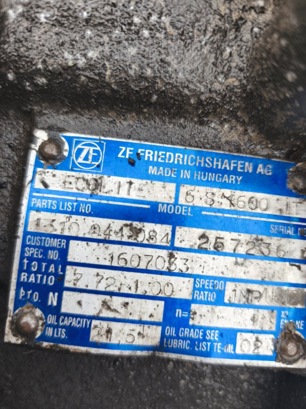 МКПП 6S1600IT 6S1600IT - Коробка передач: фото 5 МКПП 6S1600IT 6S1600IT - Коробка передач: фото 5