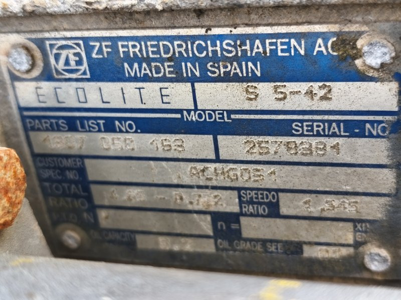 МКПП DAF S 5-42 2004 1307050163 BE110C - Коробка передач: фото 4 МКПП DAF S 5-42 2004 1307050163 BE110C - Коробка передач: фото 4