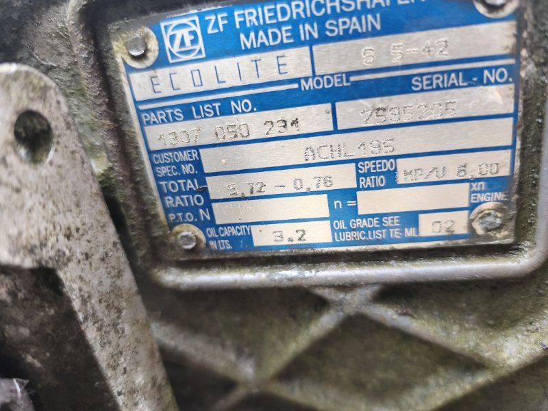 Коробка передач МКПП DAF S 5-42 2004 1307050231 BE110C: фото 7