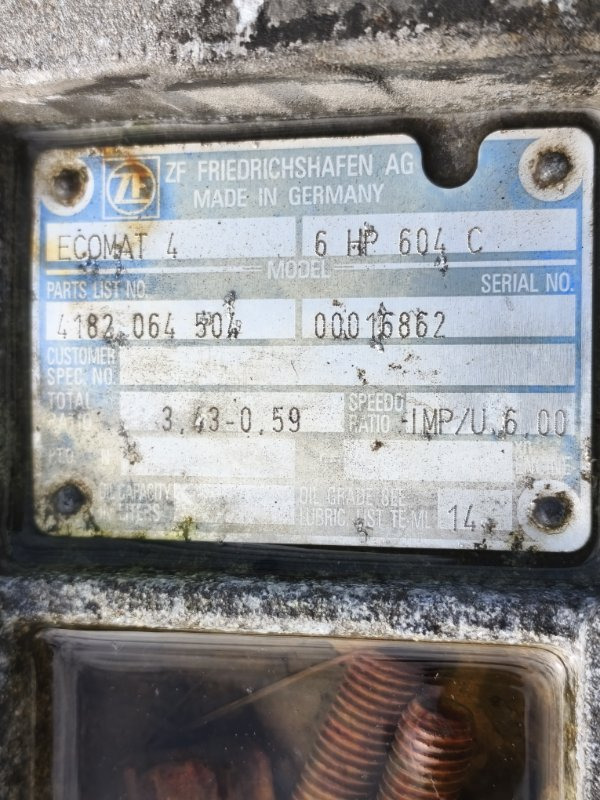 Коробка передач МКПП IVECO 6 HP 604 C 4182064504: фото 6