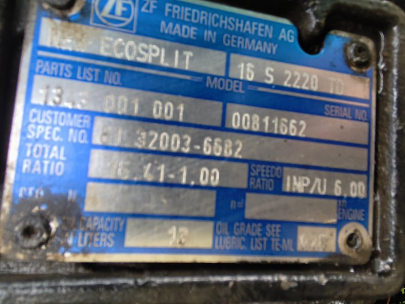 Коробка передач МКПП MAN 16 S 2220 TD 2005 1343001001: фото 6