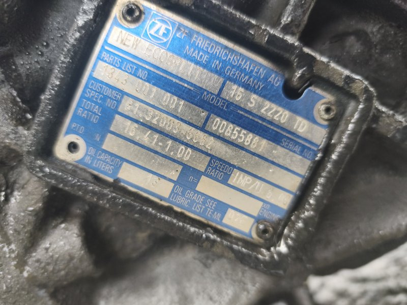 МКПП MAN 16S2220TD 1343001001 - Коробка передач: фото 5 МКПП MAN 16S2220TD 1343001001 - Коробка передач: фото 5