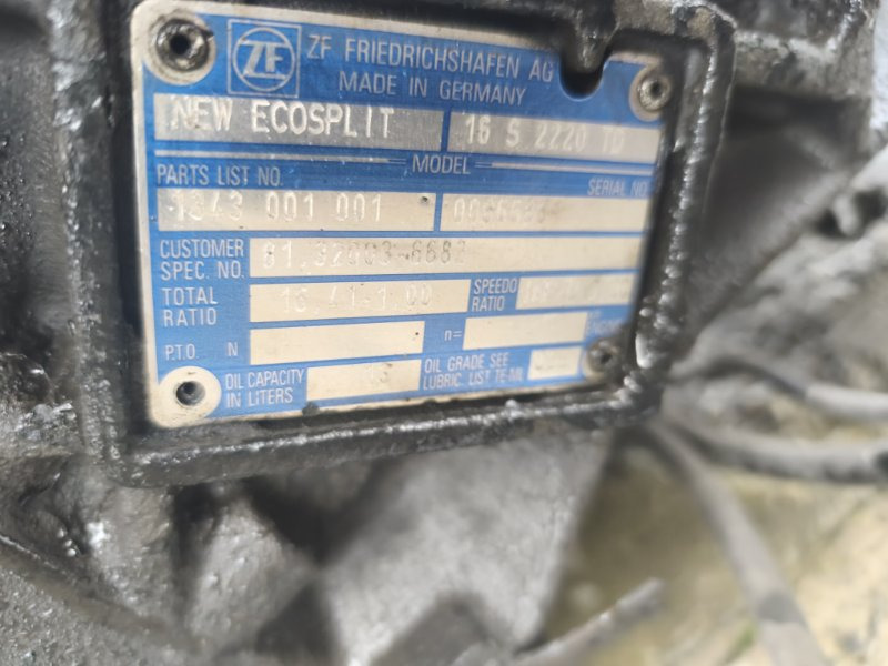 МКПП MAN 16S2220TD 1343001001 - Коробка передач: фото 4 МКПП MAN 16S2220TD 1343001001 - Коробка передач: фото 4