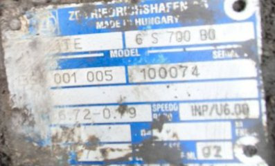 МКПП MAN 6 S 700 BO 6S700BO - Коробка передач: фото 5 МКПП MAN 6 S 700 BO 6S700BO - Коробка передач: фото 5